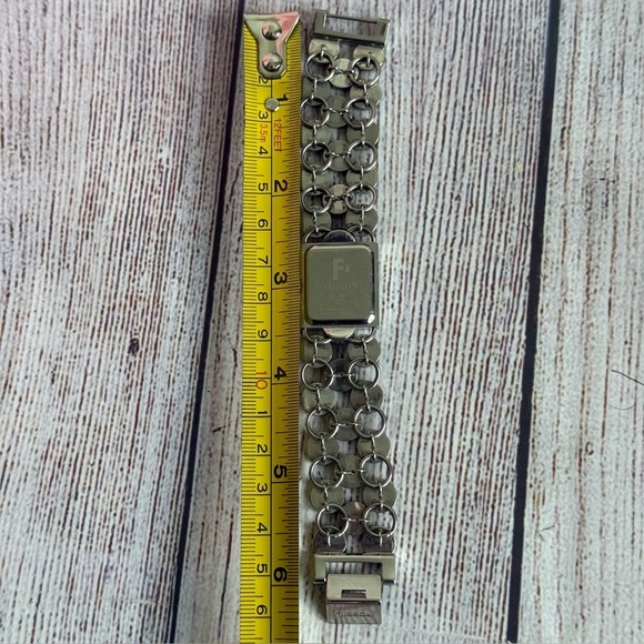 Fossil Wristwatch Red/Silver Toned Watch - Picture 6 of 7